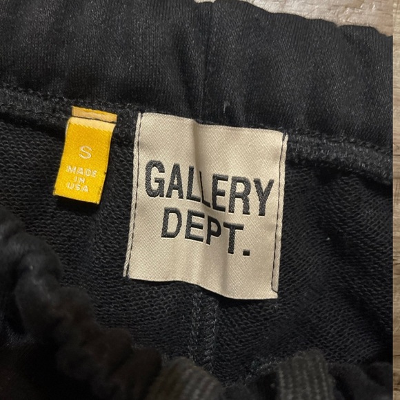 AUTHENTIC Gallery department black flare pants with paint splatters - Picture 2 of 5